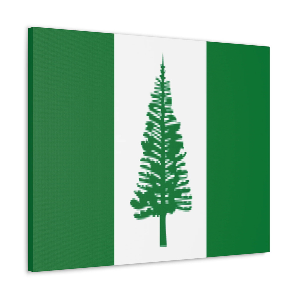 Norfolk Island Country Flag Canvas Vibrant Wall Art Unframed Home Decor